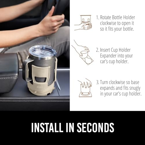 GORILLA GRIP Patent Pending Adjustable Car Cup Holder Expander - Image 6