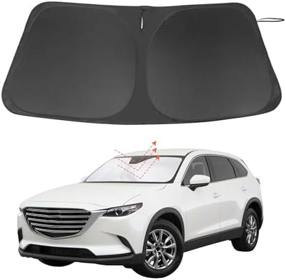 Windshield Sun Shade for 2016-2026 Mazda CX-9 CX9 Accessories by LHFLIVE