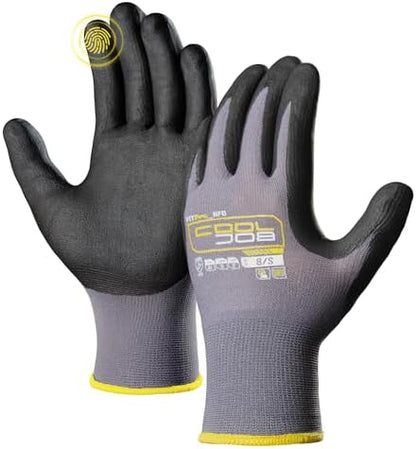 COOLJOB 3/12/36 Pairs Safety Work Gloves, Microfoam Nitrile Rubber Coated by COOLJOB