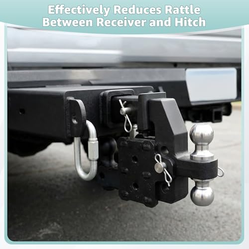 Bolt-On Anti-Rattle Tightener for 3 inches Receiver Hitch, Heavy Duty Quiet - Image 3