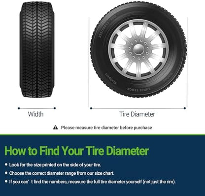 Season Guard 4Pack Carbon Fiber Tire Cover, Fit Truck SUV RV Trailer Camper - Image 6