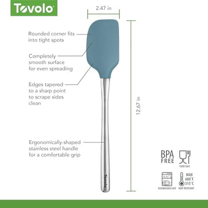 Tovolo Flex-Core Silicone Spatula Metal Handle - Image 6