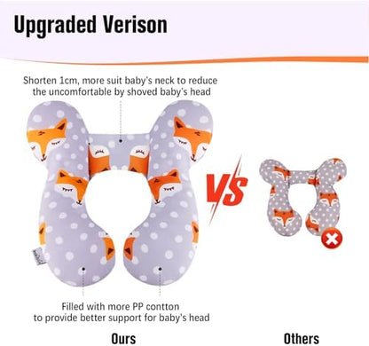 KAKIBLIN Baby Neck Pillows for Car Seat, Baby Head Support Pillow - Image 6