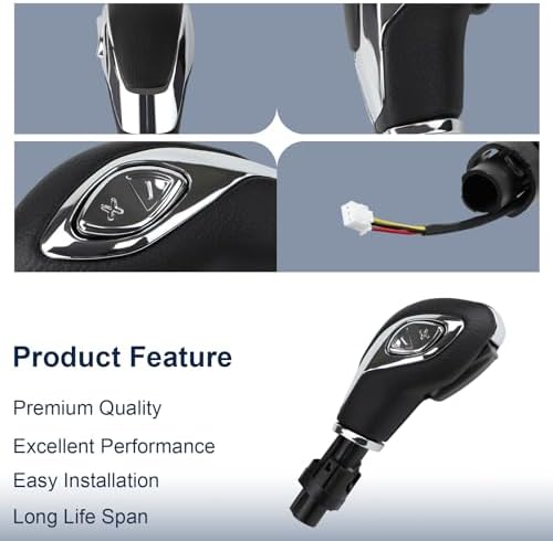 KAKSEY Automatic Gear Shift Knob Handle w/Button Compatible - Image 4
