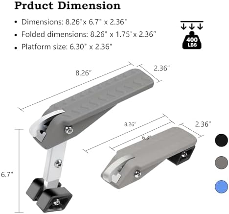 COWVIE Foldable Car Door Step Stand Pedal - Image 2