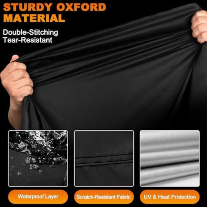 Favoto Motorcycle Cover Waterproof Outdoor All Weather Protection - Image 2