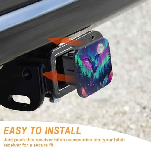 2" Trailer Hitch Cover Rubber Receiver Tube Cap Trailer Hitch Covers - Image 4