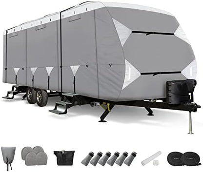 22'-24' Travel Trailer RV Cover Windproof Extra Thick & Anti-UV by LeaderAccessories