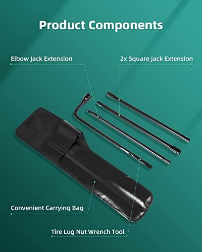 SCITOO Spare Tire Wrench Replacing Tool Compatible - Image 2