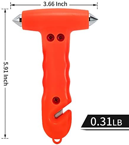 MOTORBUDDY Car Safety Hammer 2-Pack, Auto Emergency Escape Hammer - Image 3