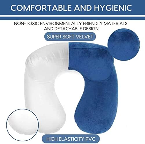 Inflatable Travel Pillow for Airplane Inflatable Neck Pillow for Traveling - Image 5