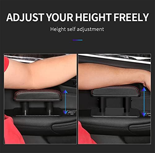 JEYODA Car Armrest Pad, Left Elbow Support, General Leather Booster Pad - Image 5