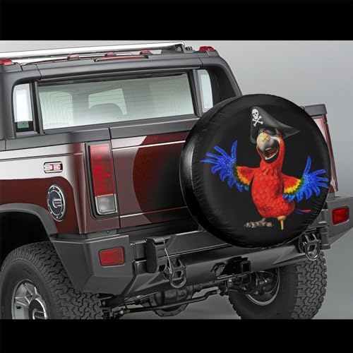 Parrot Pirate Spare Tire Cover Waterproof Sun Protection Fit 16 Inches - Image 5