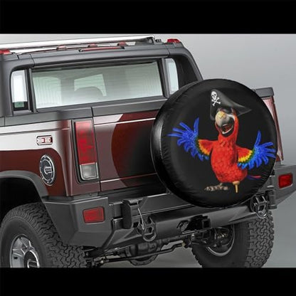 Parrot Pirate Spare Tire Cover Waterproof Sun Protection Fit 16 Inches - Image 5