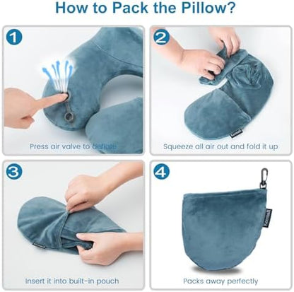 Keemall Inflatable Travel Neck Pillow - Image 7