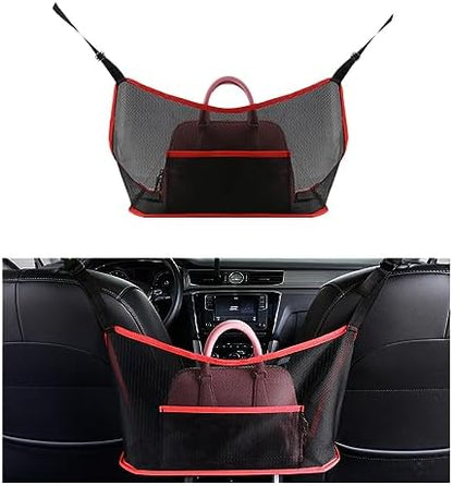 Ziciner Car Net Pocket Handbag Holder, Organizer Mesh Bag Between Two Seat by Ziciner