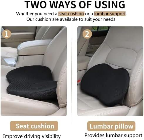 Livtribe Car Seat Cushion, Comfortable Wedge Seat Cushions - Image 2