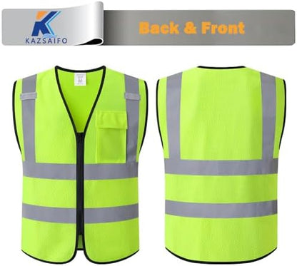 Hi Vis Reflective Safety Vest for Men Women - Image 6