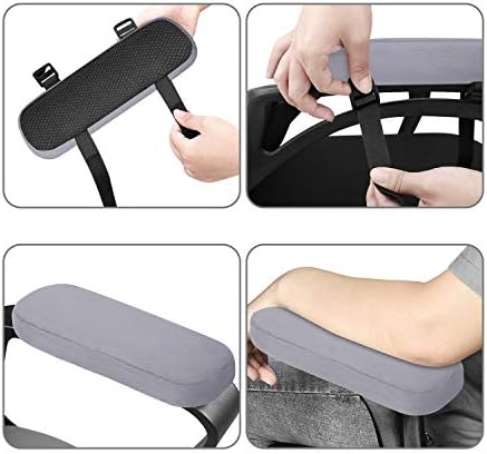 MOSISO Chair Armrest Pads, Home/Office Chair Arm Rest Covers - Image 3