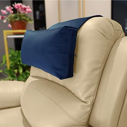 Velvet Recliner Headrest Pillow, Non-Slip Neck Support by AmazeCov