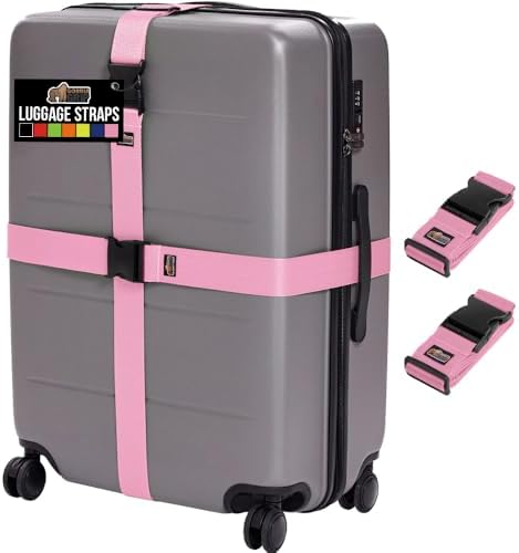 GORILLA GRIP Heavy Duty Luggage Straps by GorillaGrip