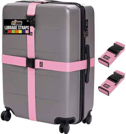 GORILLA GRIP Heavy Duty Luggage Straps by GorillaGrip