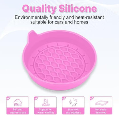 SINGARO Car Cup Holder Coaster, Silicone Cup Holder Insert, Universal Non-Slip - Image 6