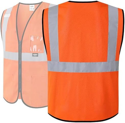 JKSafety Safety Vest for men women Hi Vis Vest - Image 6