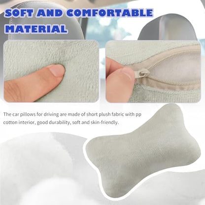 2PCS Car Headrest Pillow, Soft & Comfortable Car Neck Pillow - Image 4
