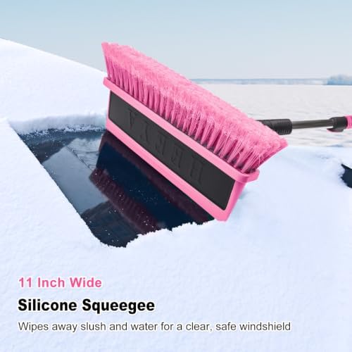 HEEYA 48 Inch Snow Brush with Squeegee and Ice Scraper - Image 5