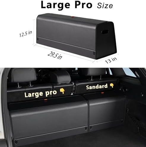 GMQ Trunk Organizers for Car, Car Organizers and Storage for SUV, Magnetic Lid - Image 2