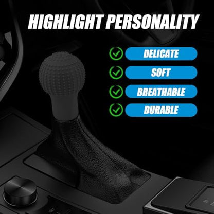 Car Gear Shift Knob Cover, Gear Shift Knob Cover Car Protect Accessories - Image 6