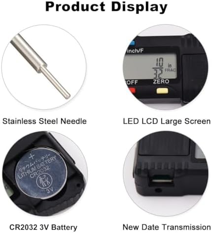 SAFELIFE Digital Tire Tread Depth Gauge, 3 Modes-Fractional Inch, Decimal Inch - Image 3