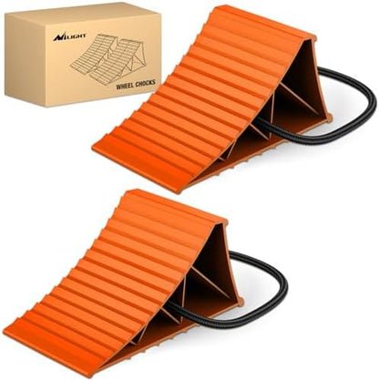 Nilight Wheel Chocks, Heavy Duty Wheel Stopper by Nilight