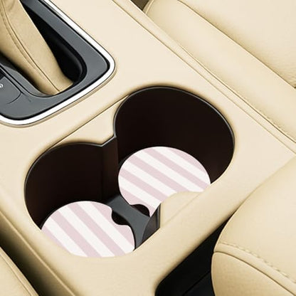 Ceramic Car Coasters – Absorbent Car Cup Holder Coaster Set - Image 5
