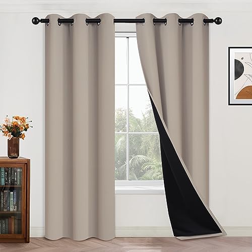Yakamok Natural Blackout Curtains 84 Inches Long by Yakamok