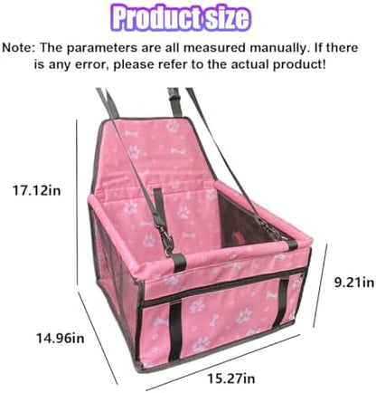 Pet Car Seat, Waterproof Oxford Dog Car Booster Seats - Image 2