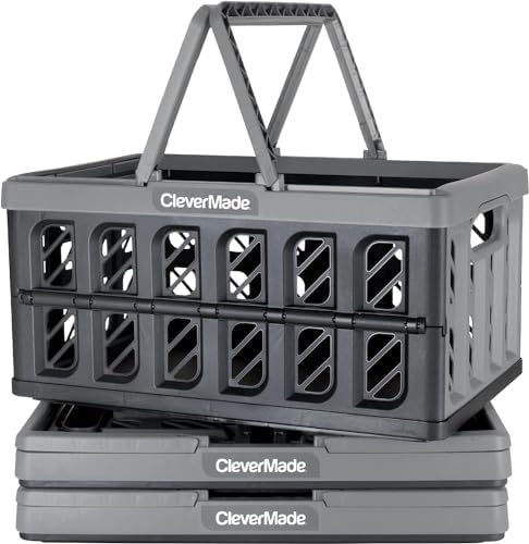 CleverMade Eco Collapsible Shopping Basket by CleverMade