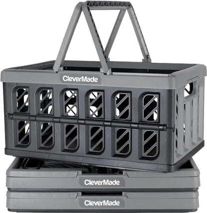 CleverMade Eco Collapsible Shopping Basket by CleverMade