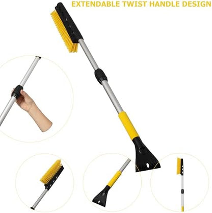 Gardenised 30–37" Extendable Snow Brush & Ice Scraper - Image 2