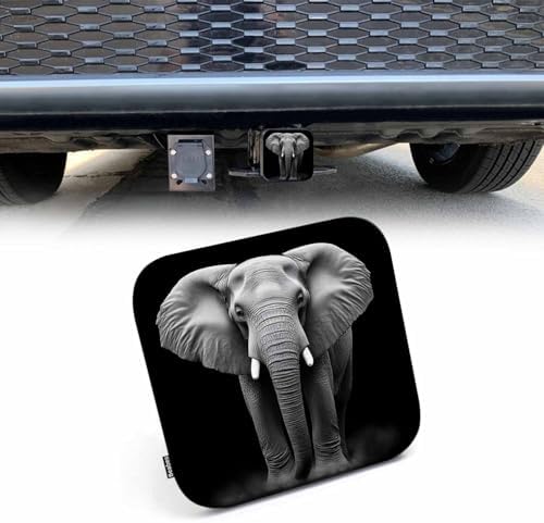 Elephant Car Towing Hitch Covers Wildlife African Elephants 2" Receiver Hitch by Beabes