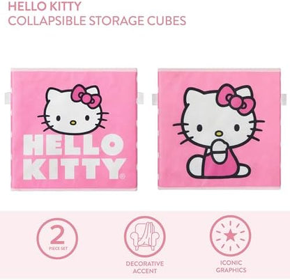 Hello Kitty Set of 2 Storage Cubes - Image 2
