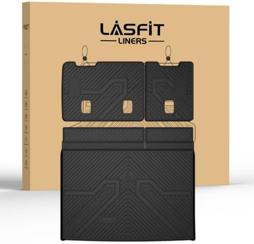 LASFIT Trunk Mat for Chevy Suburban/GMC Yukon XL/Escalade ESV 2015-2020 by LASFIT