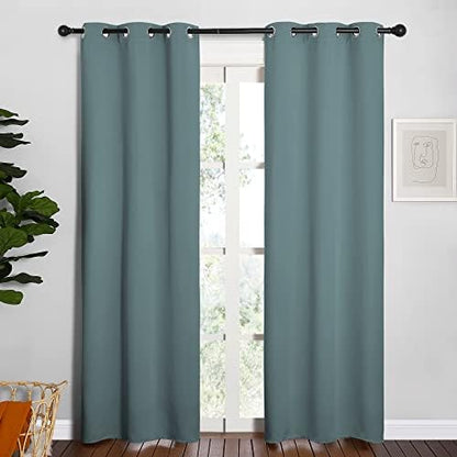 NICETOWN Modern Blackout Curtains, 2 Panels, W34 x L84-inch by NICETOWN