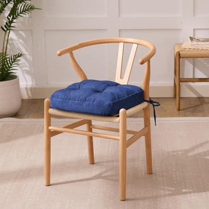 IASEAHK Memory Foam Dining Chair Cushions, 16.5"x16.5"x3.5" - Image 2