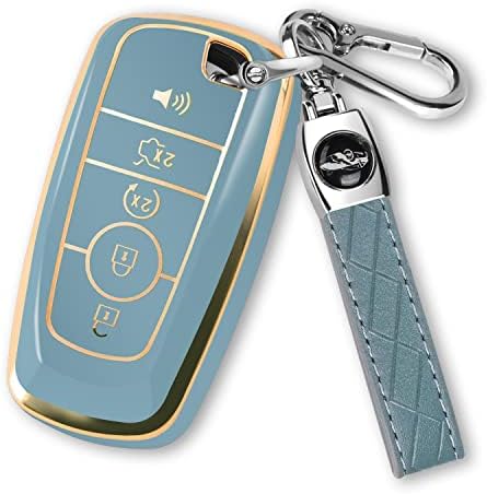 For Ford Key Fob Cover Full Protection by MILDEAST