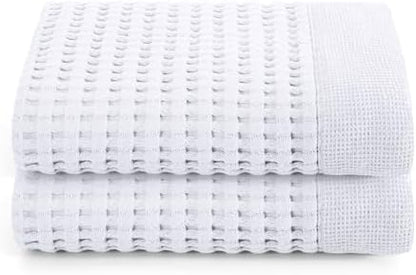 GILDEN TREE Waffle Hand Towels for Bathroom Quick Dry Large Luxury Lint Free by GildenTree