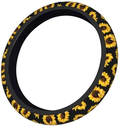 Steering Wheel Cover Sunflower Steering Wheel Cover Car Accessories Universal - Image 7