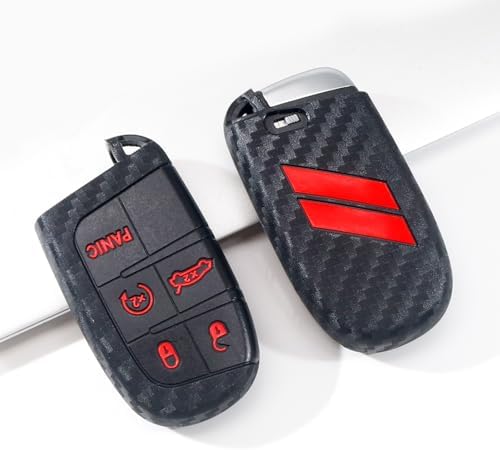 Key Fob Cover for Dodge Accessories 5 Button Key Fob Case - Image 3