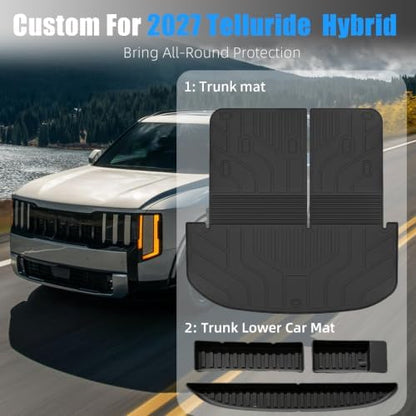 GYGY Trunk Mat and Lower Cargo Liner Set, Fit - Image 2